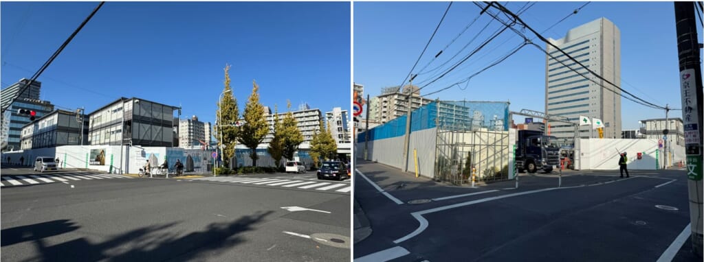 パークタワー渋谷笹塚の建設現地（住井はな）スムラボ